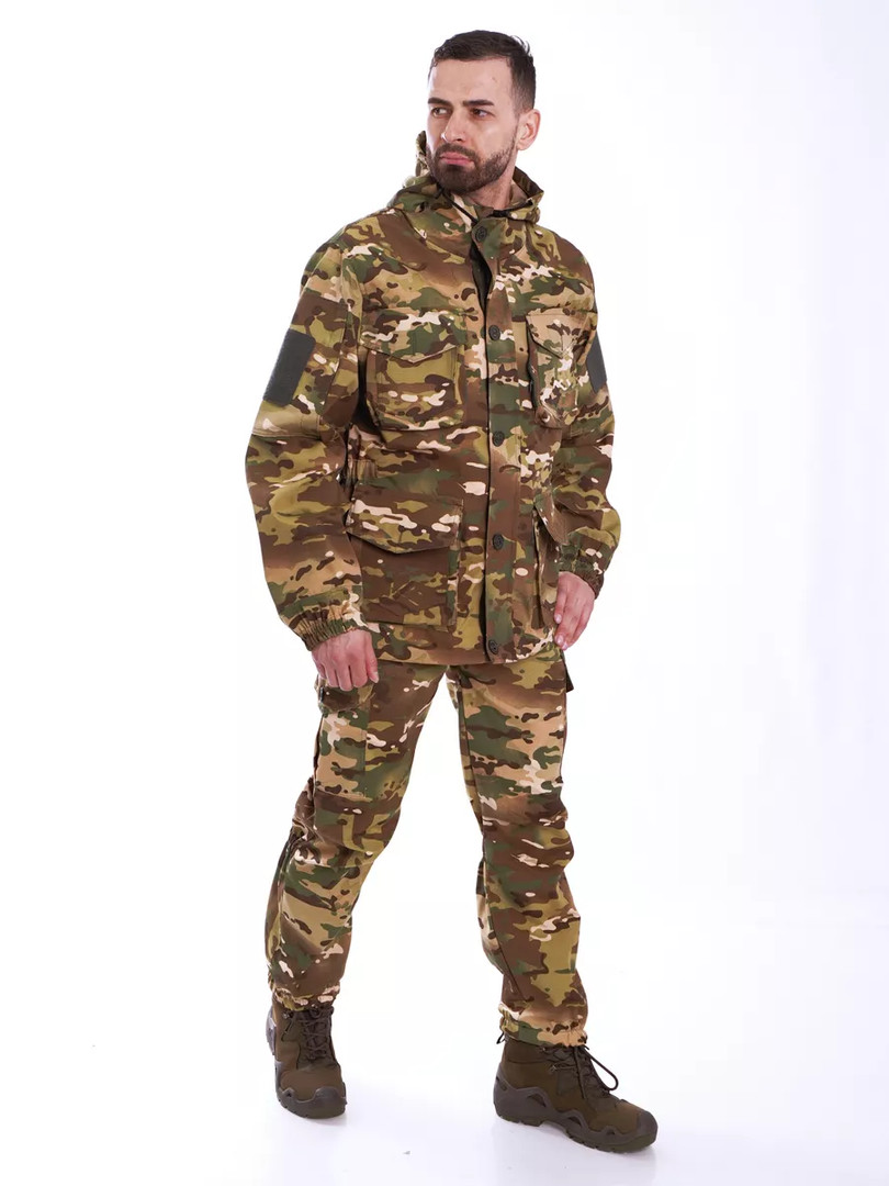 Снаряжение и экипировка - Тактический камуфляжный костюм горка коричневый