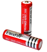 Батарейки и аккумуляторы - Аккумулятор Li-ion 18650 UltraFire 4200 mAh