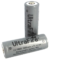 Батарейки и аккумуляторы - Aккумулятор Li-ion 18500 UltraFire 1600 mAh