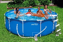 Водные игры - Бассейн Интекс (Intex) 366х99 каркасный Metal Frame Pool