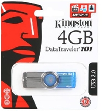 Флешки - Флешка USB Kingston 4GB