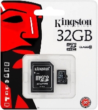 Карты памяти MicroSD - Карта памяти MicroSD Kingston 32GB