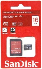 Карты памяти MicroSD - Карта памяти MicroSD SanDisk 16GB