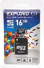 Карты памяти MicroSD - Карта памяти MicroSD Exployd 16GB