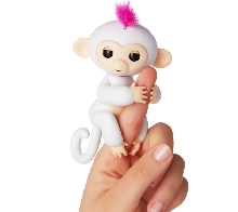 Детские товары - WowWee Fingerlings Monkey Интерактивная обезьянка - Белая