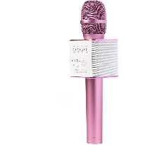 Караоке микрофоны - Караоке микрофон Tuxun Q9 Розовый
