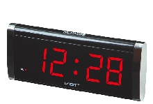Настольные часы VST - Электронные часы VST-730 Красные