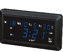 Настольные часы VST - Электронные часы VST-780W Синие
