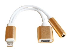 Зарядные устройства и кабели - Адаптер-переходник Lightning для USB флешки и AUX 3.5 jack