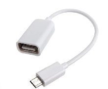 Зарядные устройства и кабели - Кабель-переходник micro-USB для USB флешки