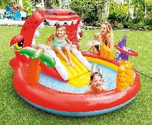 Водные игры - Детский надувной водный игровой центр Intex 196х170х107 см.
