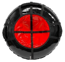 Тюбинги - Тюбинг Hubster Ринг Pro S черный-красный 100 см