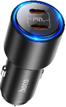Зарядные устройства и кабели - Автомобильное зарядное устройство HOCO NZ3 Clear