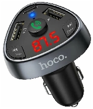 Зарядные устройства и кабели - Автомобильное зарядное устройство с FM HOCO E51