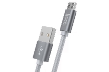 Зарядные устройства и кабели - Кабель USB HOCO X2 knitted USB - MicroUSB 1 м, тусклый