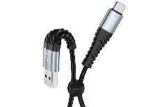 Зарядные устройства и кабели - Кабель USB HOCO X38 Cool Type-C, 3A, 25 см, черный