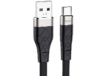 Зарядные устройства и кабели - Кабель HOCO X53 Angel USB - Type-C, 2.4А, 1 м, черный