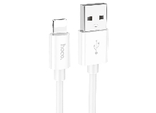 Зарядные устройства и кабели - Кабель HOCO X87 Magic USB - Lightning, 2.4А, 1 м, белый