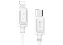 Зарядные устройства и кабели - Кабель USB-C HOCO X73 Type-C - Lightning, 20W, 1 м, белый/черный