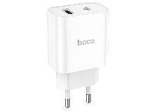 Зарядные устройства и кабели - Зарядное устройство HOCO C80A Plus 1xUSB + 1xUSB-C, 3.0A, 20W