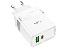 Зарядные устройства и кабели - Зарядное устройство HOCO N21 Topspeed 1xUSB + 1xUSB-C, 3A, 30W