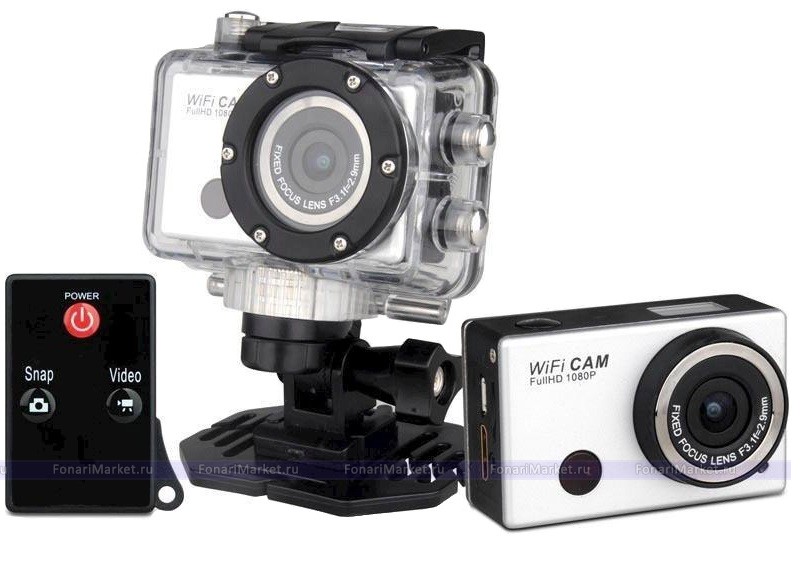 Экшн камеры - Экшн камера Sports Full HD G368 Wi-Fi