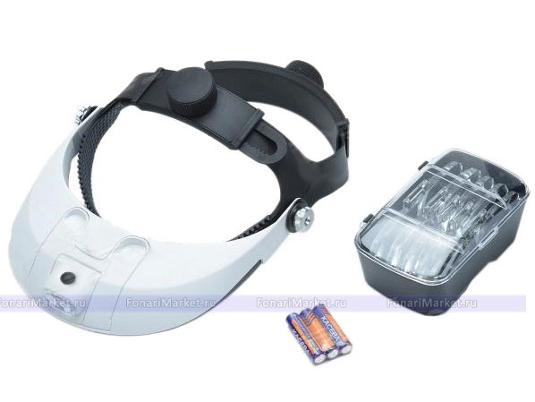 Лупы - Монтажные очки с подсветкой лупа MG81001-G