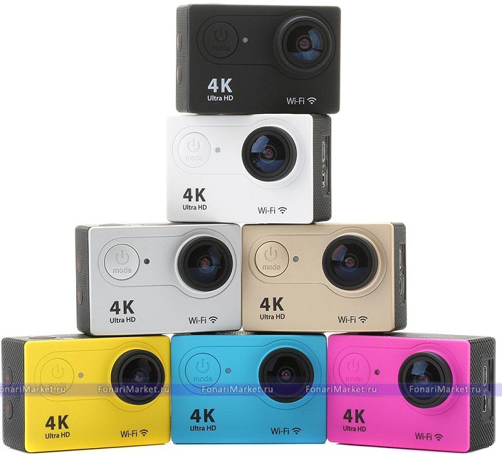 Экшн камеры - Экшн камера EKEN H9R Ultra HD 4K WiFi + пульт