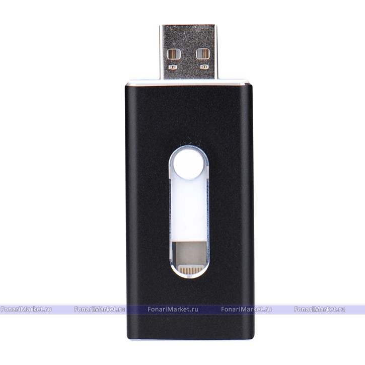 Флешки i-FlashDrive - USB i-FlashDrive HD для iPhone и iPad 32GB чёрный