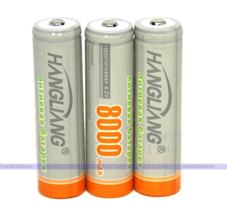 Батарейки и аккумуляторы - Аккумулятор Li-ion 18650 Hangliang 8000 mAh