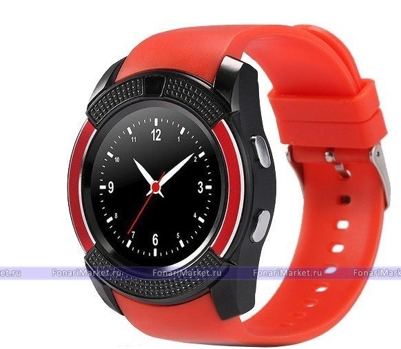 Умные часы - Смарт-часы Smart Watch V8 Quad-Band красные