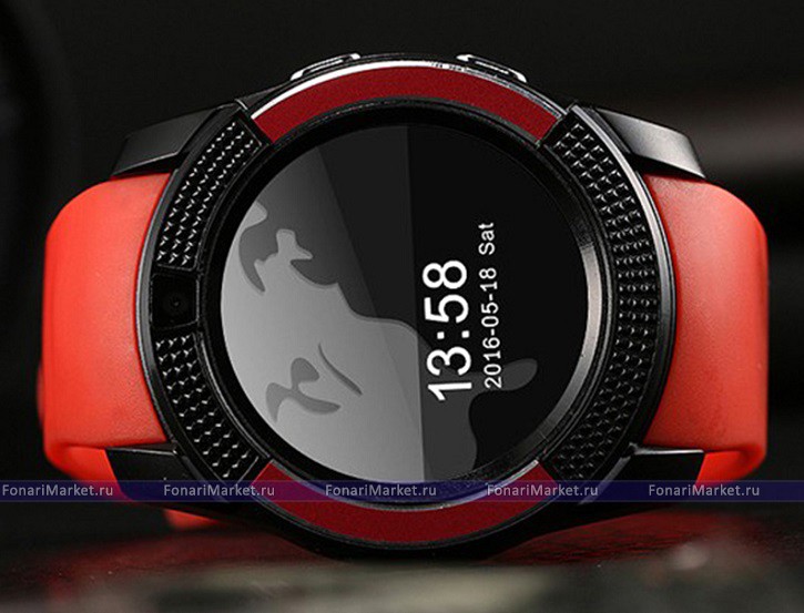 Умные часы - Смарт-часы Smart Watch V8 Quad-Band красные