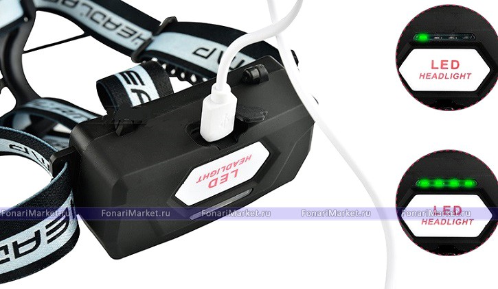 Товары для одностраничников - Налобный фонарь HeadLamp BL799-9 USB