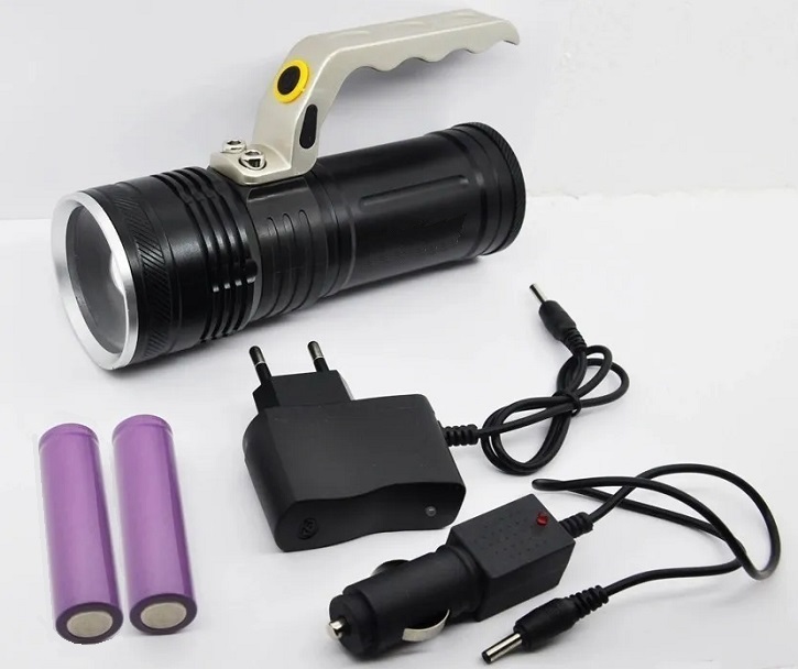 Прожекторные фонари - Аккумуляторный прожекторный фонарь XML-T6 ZOOM