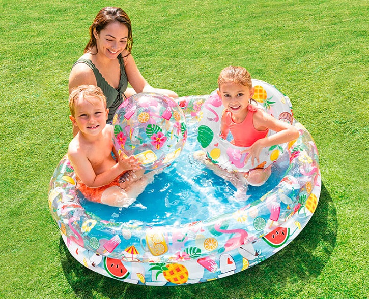 Водные игры - Бассейн надувной Интекс (Intex) для детей 122х25 см.