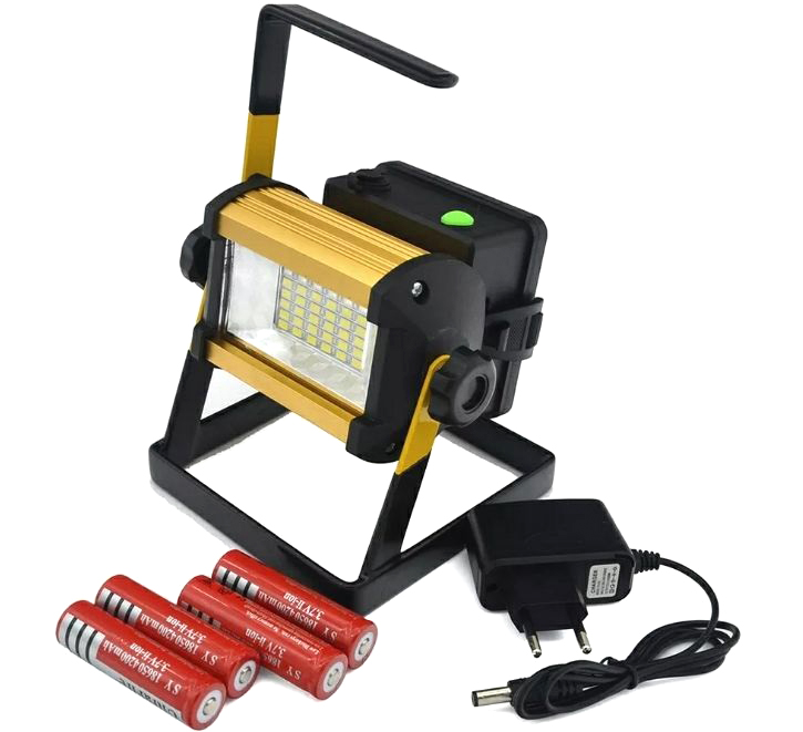 Прожекторные фонари - Прожектор ручной аккумуляторный W807 LED 50W
