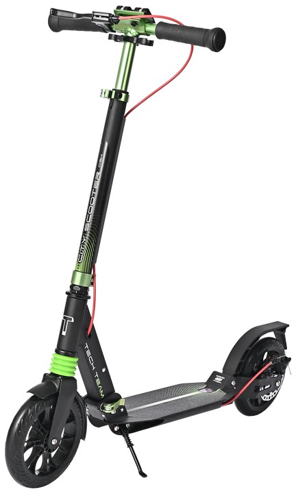 Самокаты - Самокат TechTeam City Scooter Disk Brake (2022) зеленый