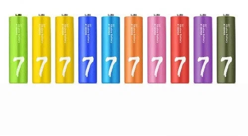 Аксессуары Xiaomi - Батарейки AAA Xiaomi Rainbow ZI7 Colors (10 штук)