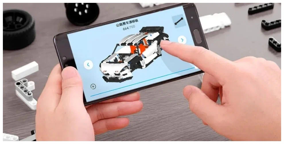 Аксессуары Xiaomi - Конструктор Xiaomi ONEBOT Building Block Supercar Gray