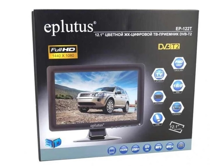 Автомобильные телевизоры - Автомобильный телевизор Eplutus EP-122T
