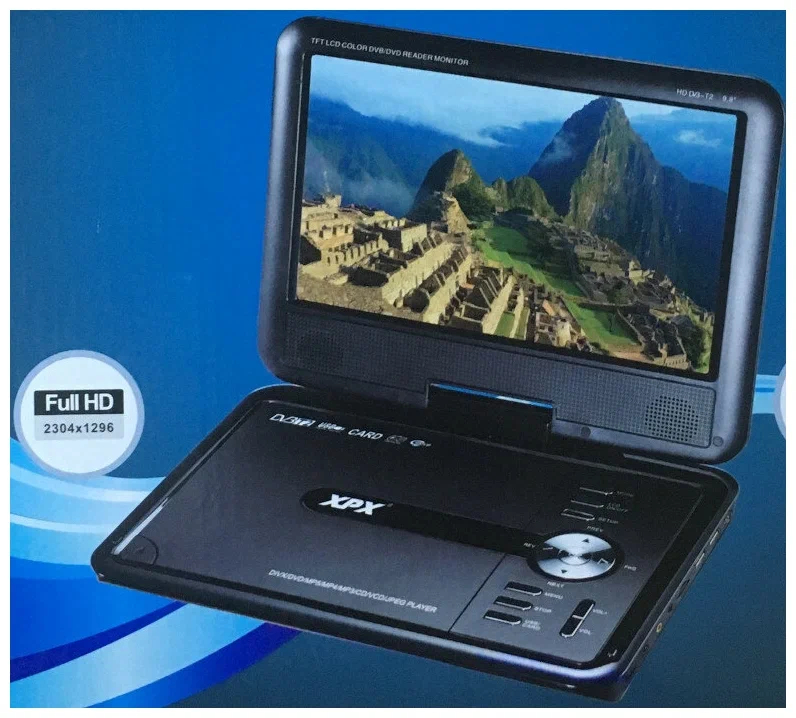 Портативные DVD плееры - Портативный DVD плеер c цифровым тюнером XPX EA-9099L