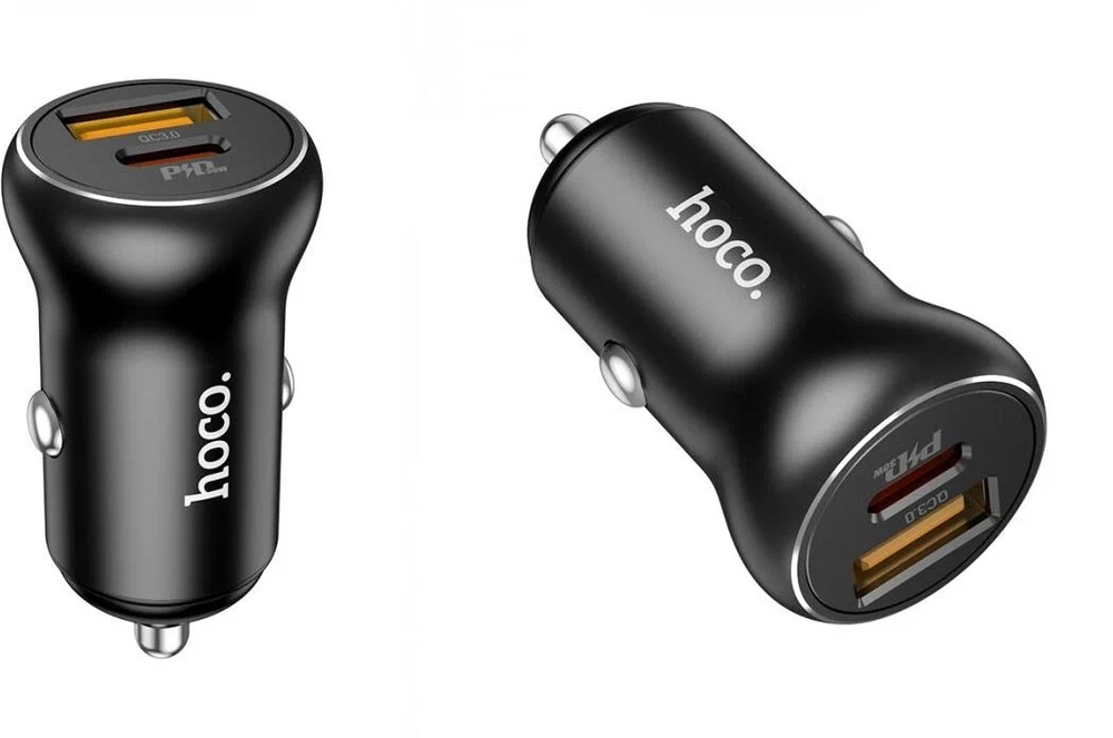 Зарядные устройства и кабели - Автомобильное зарядное устройство HOCO NZ5 Smooth road