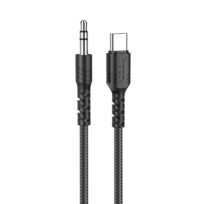 Зарядные устройства и кабели - Аудиокабель HOCO UPA17 AUX Jack 3.5 (m) - Type-C (m), 1 м