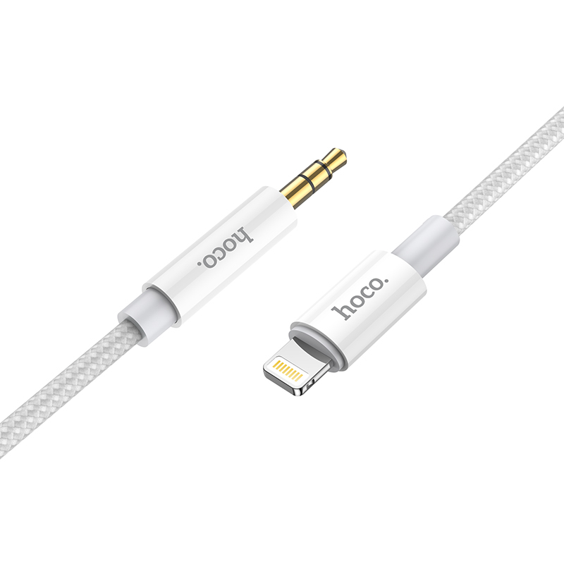 Зарядные устройства и кабели - Аудиокабель HOCO UPA19 AUX Jack 3.5 (m) - Lightning (m), 1 м