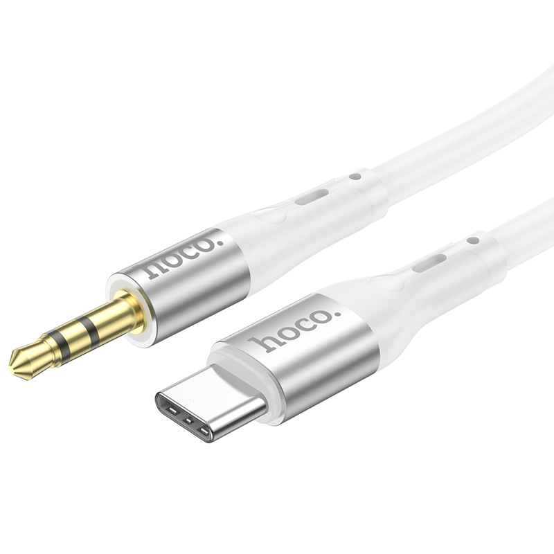 Зарядные устройства и кабели - Аудиокабель HOCO UPA22 AUX Jack 3.5 (m) - Type-C (m), 1 м