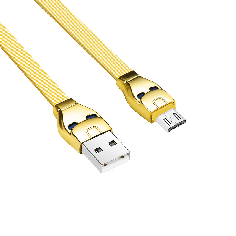 Зарядные устройства и кабели - Кабель USB HOCO U14 Steel man USB - MicroUSB 1.2 м