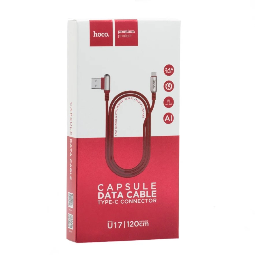 Зарядные устройства и кабели - Кабель USB HOCO U17 Micro Capsule USB - MicroUSB 1.2 м