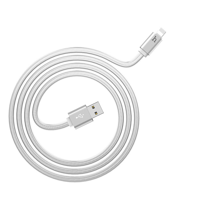 Зарядные устройства и кабели - Кабель USB HOCO UPL12 Metal Jelly USB - Lightning 1.2 м (разные цвета)