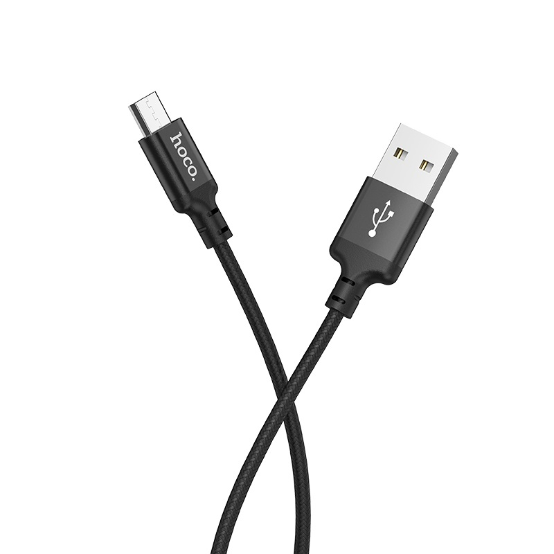 Зарядные устройства и кабели - Кабель USB HOCO X14 Times speed USB - MicroUSB 2 м, черный