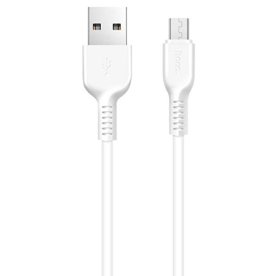 Зарядные устройства и кабели - Кабель USB HOCO X20 Flash USB - MicroUSB 2 м, белый/черный